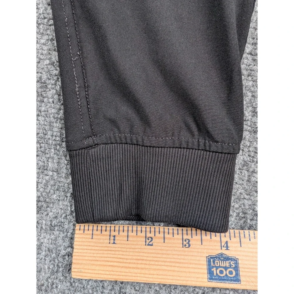 Birddogs Jogger Pants Mens Small‎ Black Lined Performance Drawstring